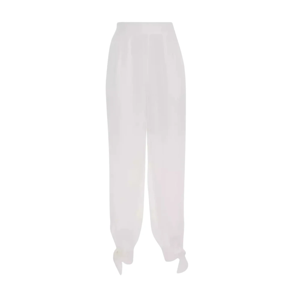 Zimmermann Ivory Harem Style Linen Pants White, Dam