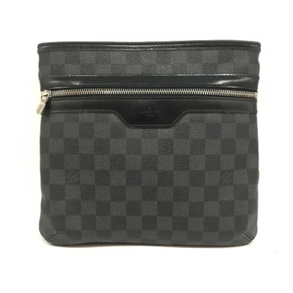Louis Vuitton Vintage Pre-owned Canvas shoulder-bags Black Heren