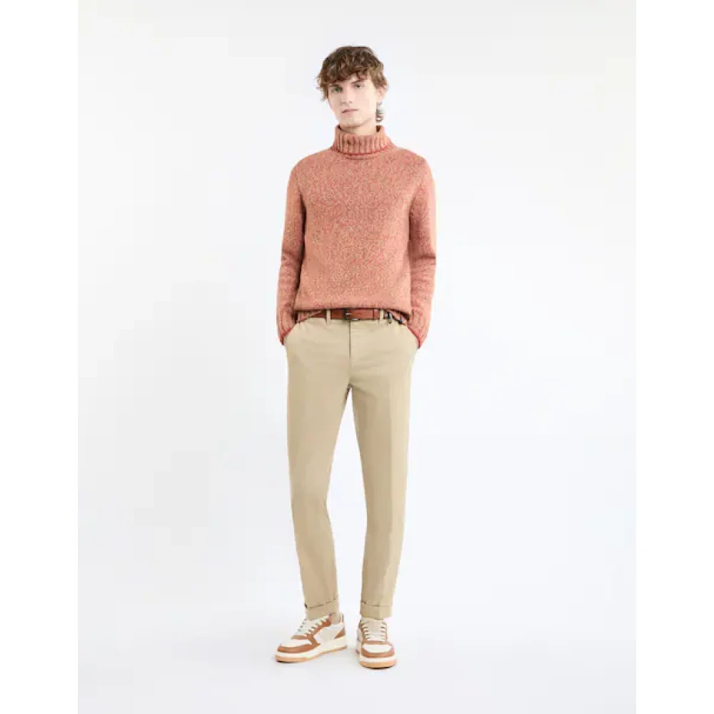 Fay Beige Broek Beige Heren