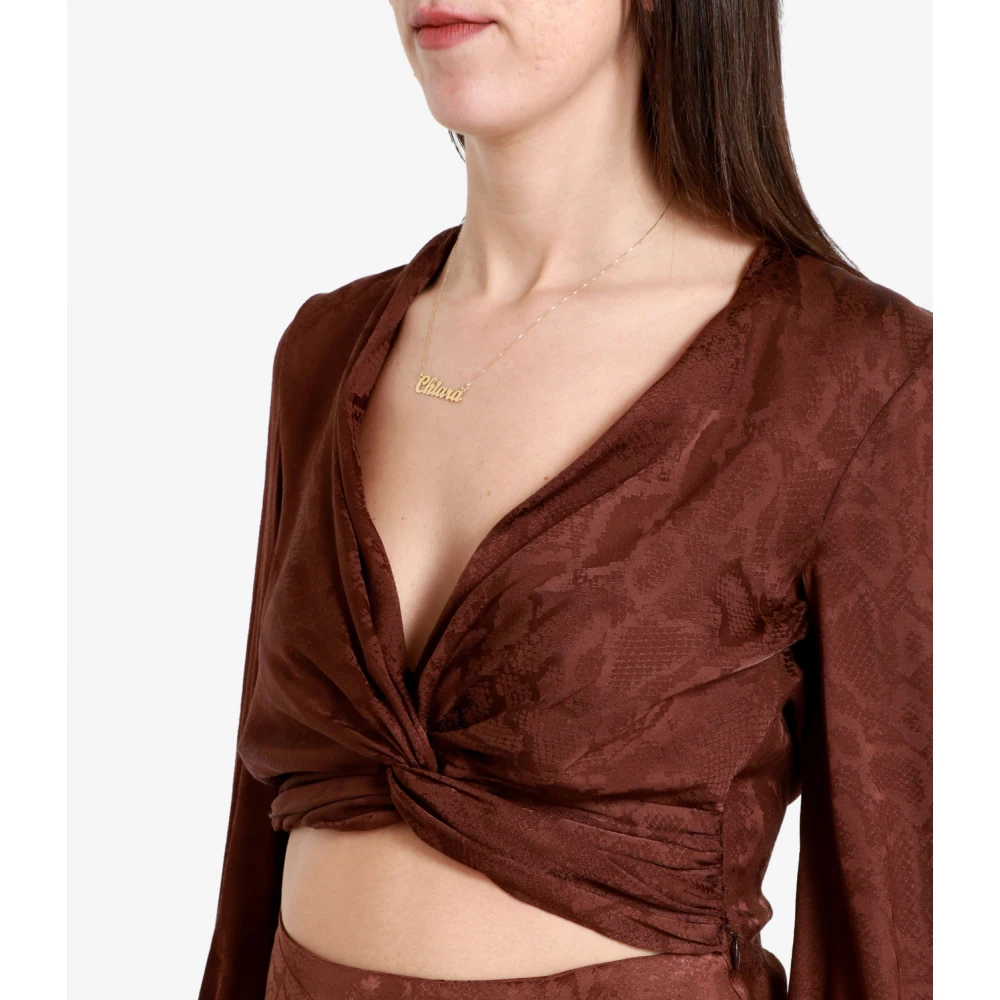Simona Corsellini Blouses Brown Dames