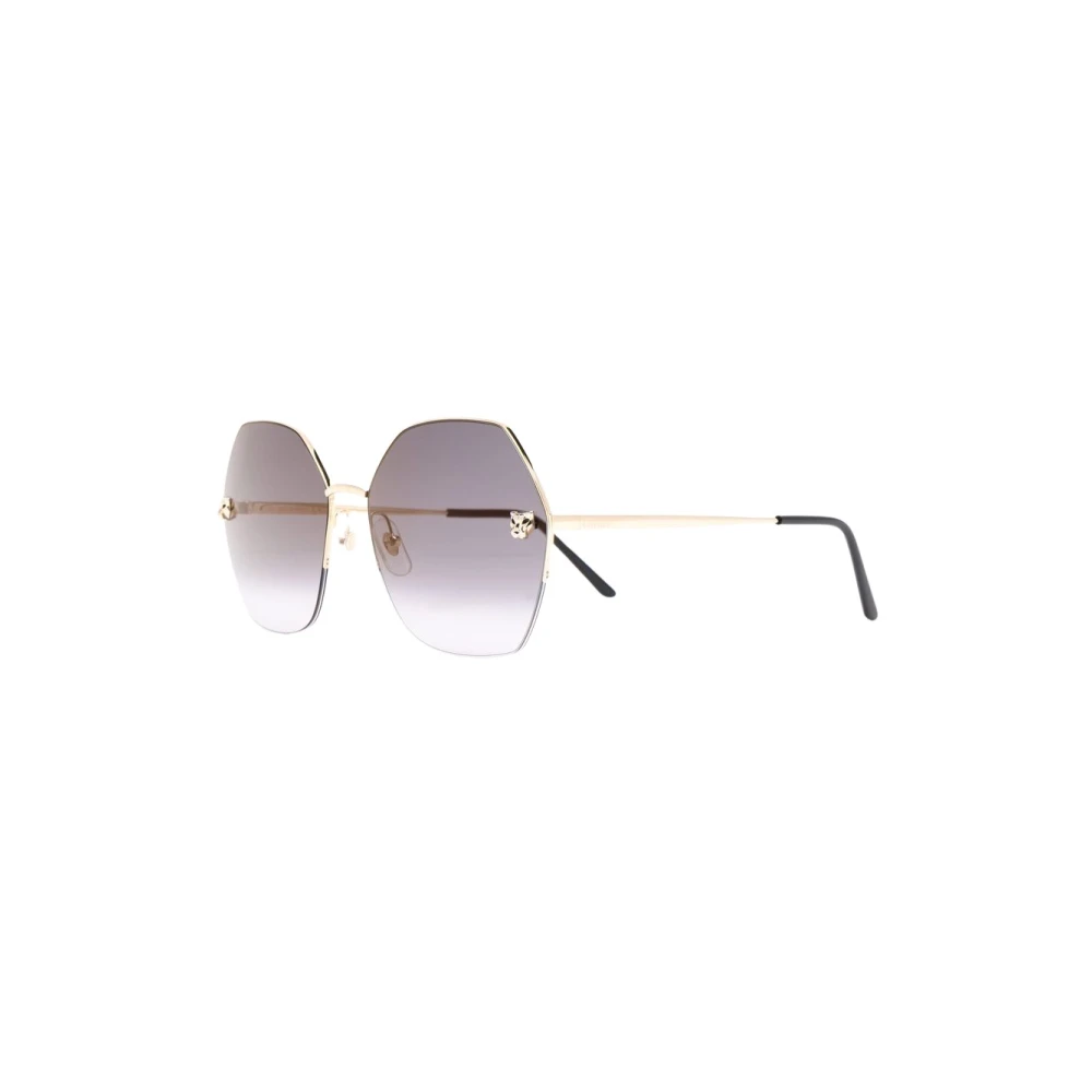Cartier Women's Yellow Sunglasses, 62 Mm, Panthère Sunglasses