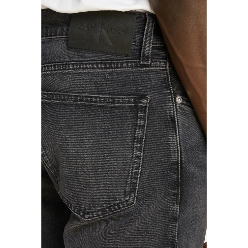 Calvin Klein Jeans Zwarte Spijkerbroek Black Heren