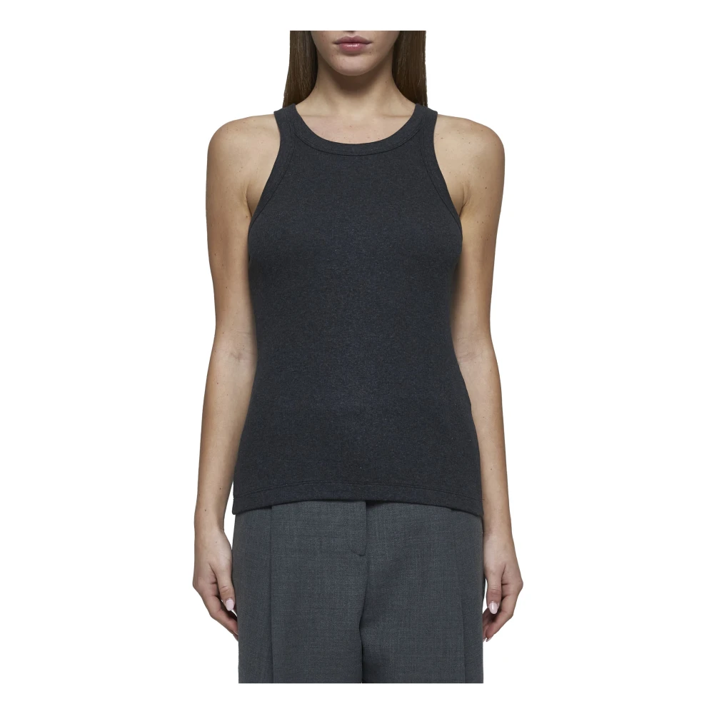 TotêMe Grijze Slim Fit Tank Top Gray Dames
