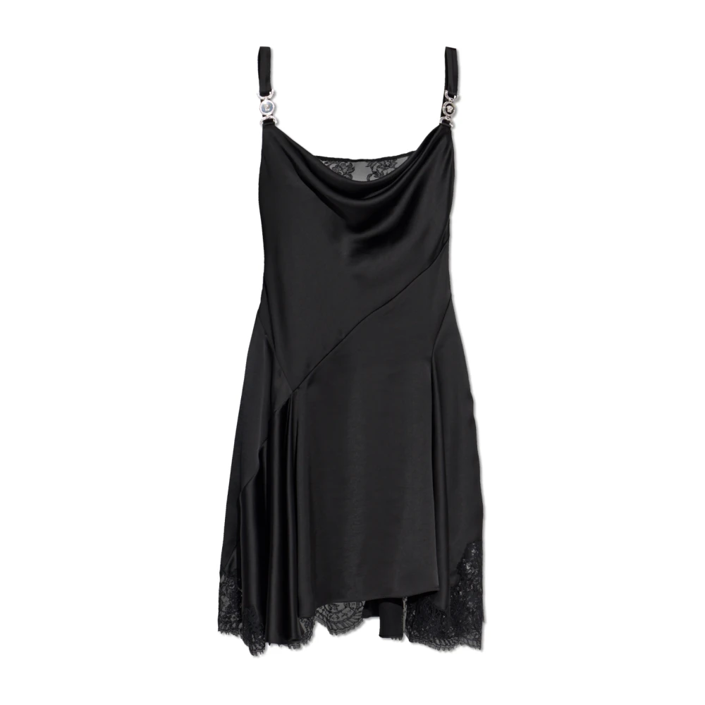 Versace Damen Schwarz Kleider, K, Xsgröße: