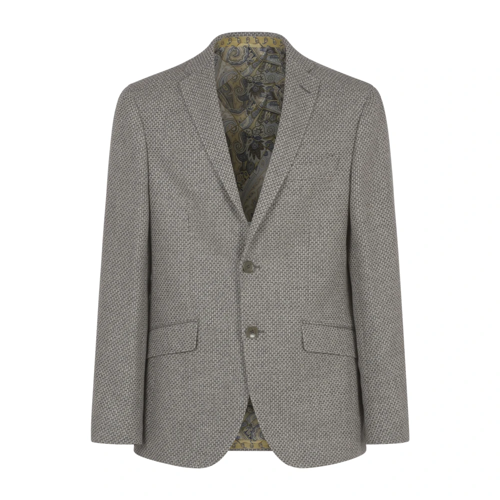 ETRO Bicolored MRW Jacket Roma Gray Heren