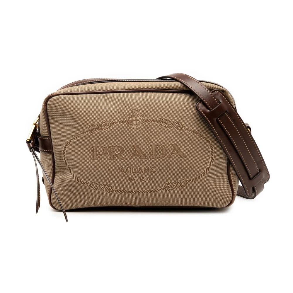 Prada Vintage Women's Brown Pre-Owned Camera Bag