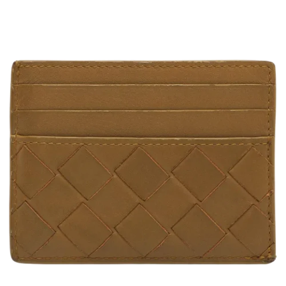 Bottega Veneta Vintage Pre-owned Leather wallets Brown Heren