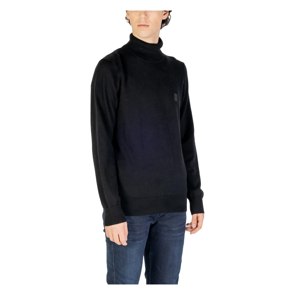 Hugo Boss Mannen Trui Herfst Winter Collectie Black Heren