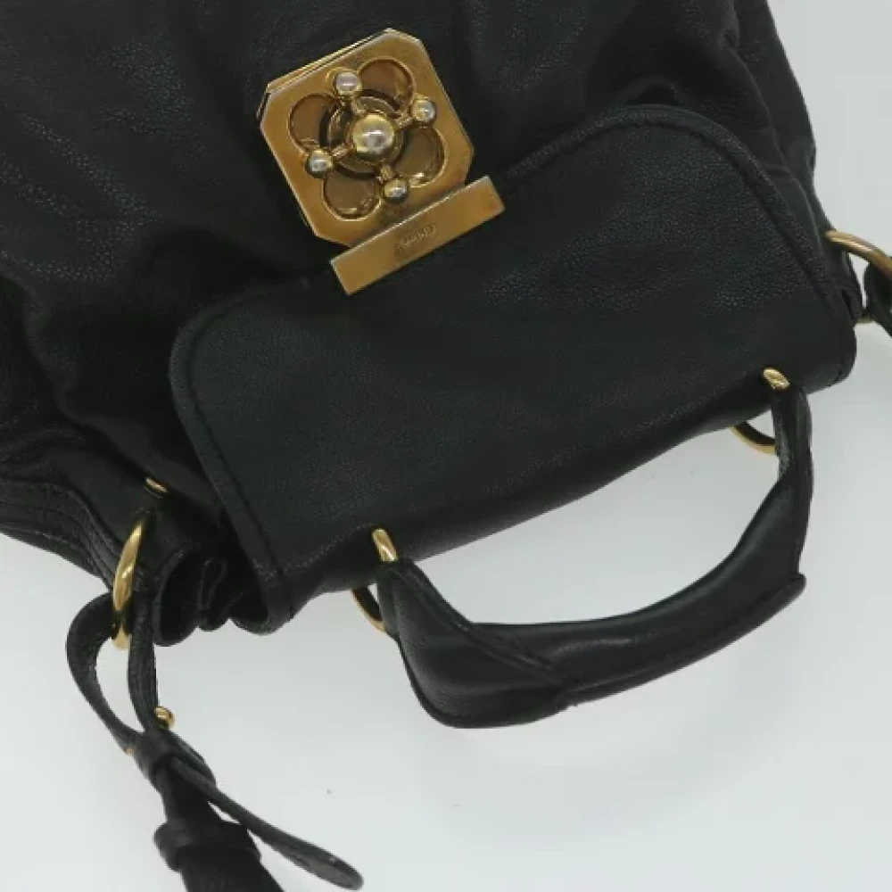 Chloé Pre-owned Leather handbags Black Dames
