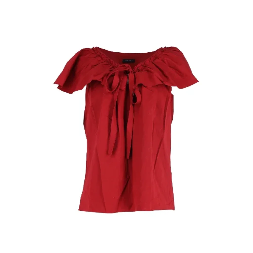 Marc Jacobs Pre-owned Cotton tops Red Dames