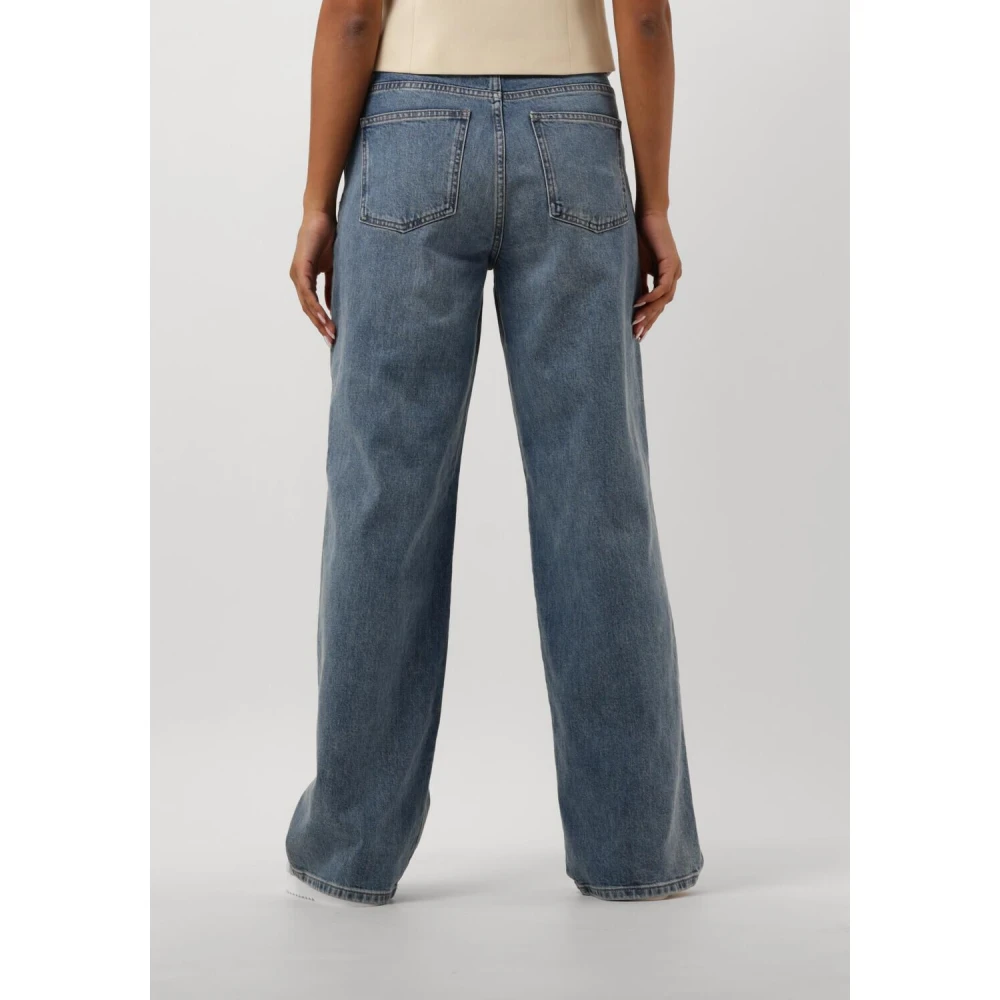 Gestuz Wide Jeans Zolinagz Hw Blue Dames