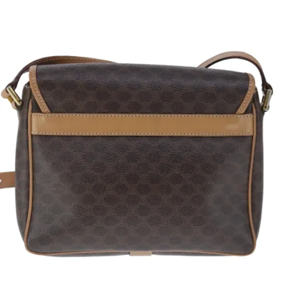 Celine Vintage Pre-owned Leather celine-bags Brown Dames