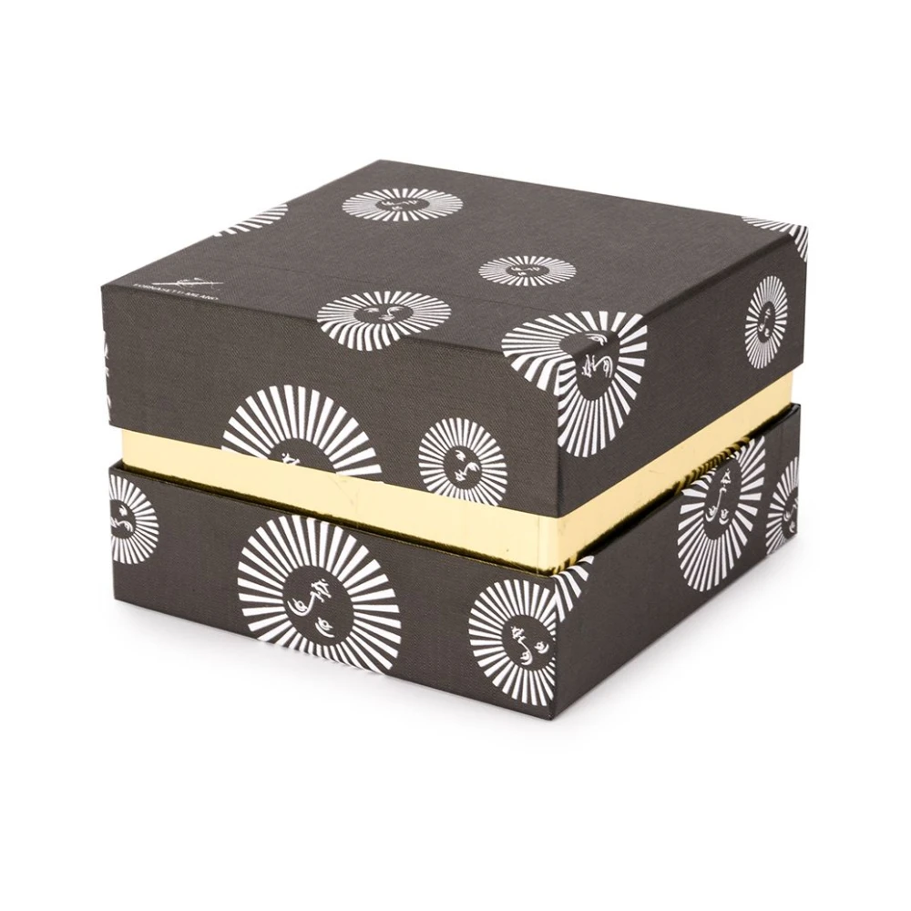 Fornasetti Uil Porseleinen Container Gouden Accenten White Dames