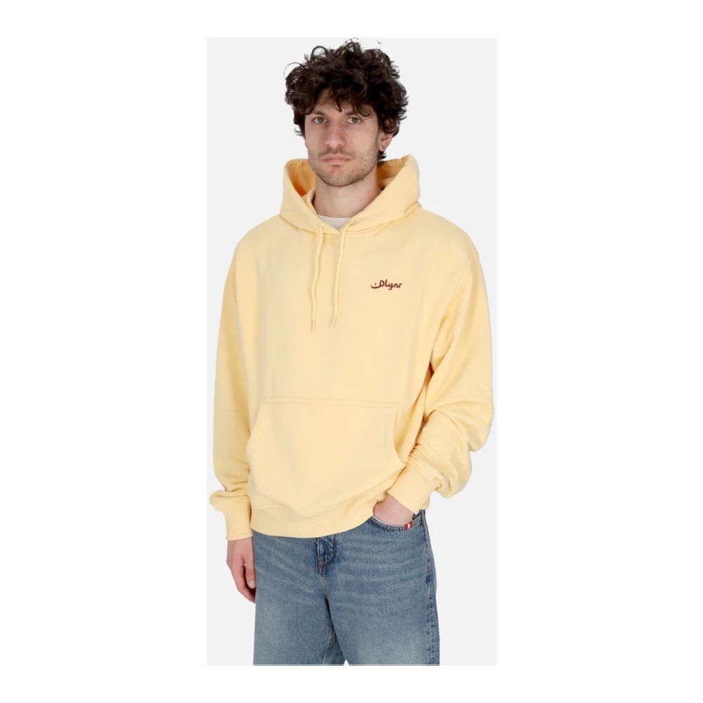 Dolly Noire Perzisch Tapijt Hoodie Geel Yellow Heren