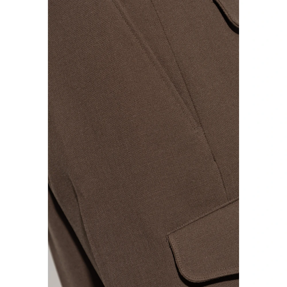 Ami Paris Wollen broek Brown Heren