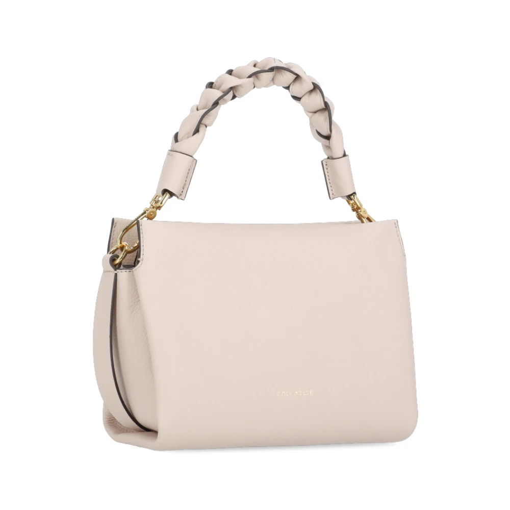 Coccinelle Beige Leren Schoudertas Beige Dames