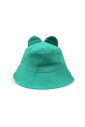 chapeau-cloche-motif-grenouille-verte