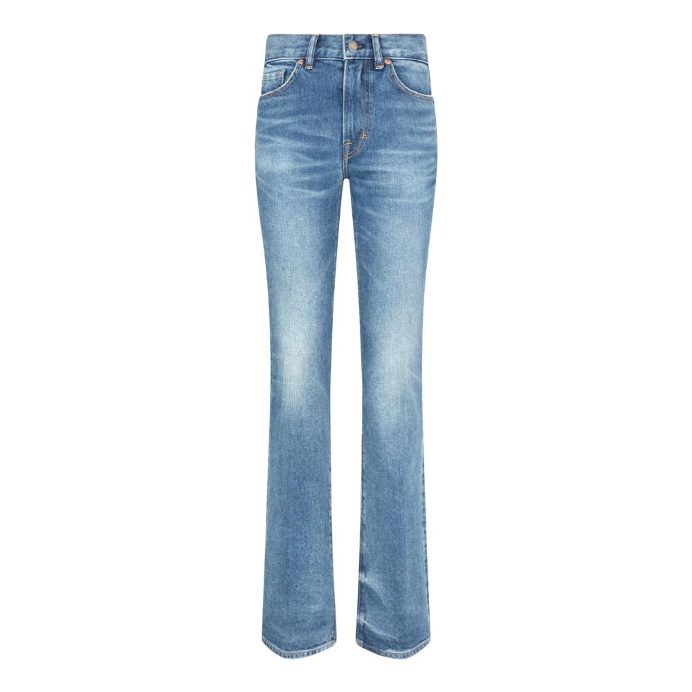 Tom Ford Women's Blue Bootcut Jeans, W26, Boot-Cut Jeans