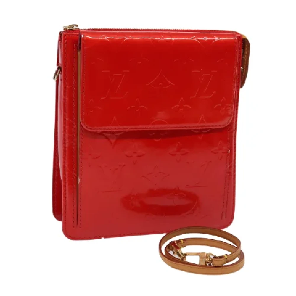 Louis Vuitton Vintage Pre-owned Leather pouches Red Dames