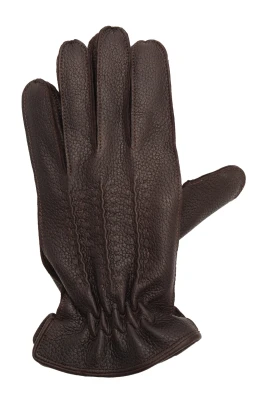 Drummed Leather Gloves