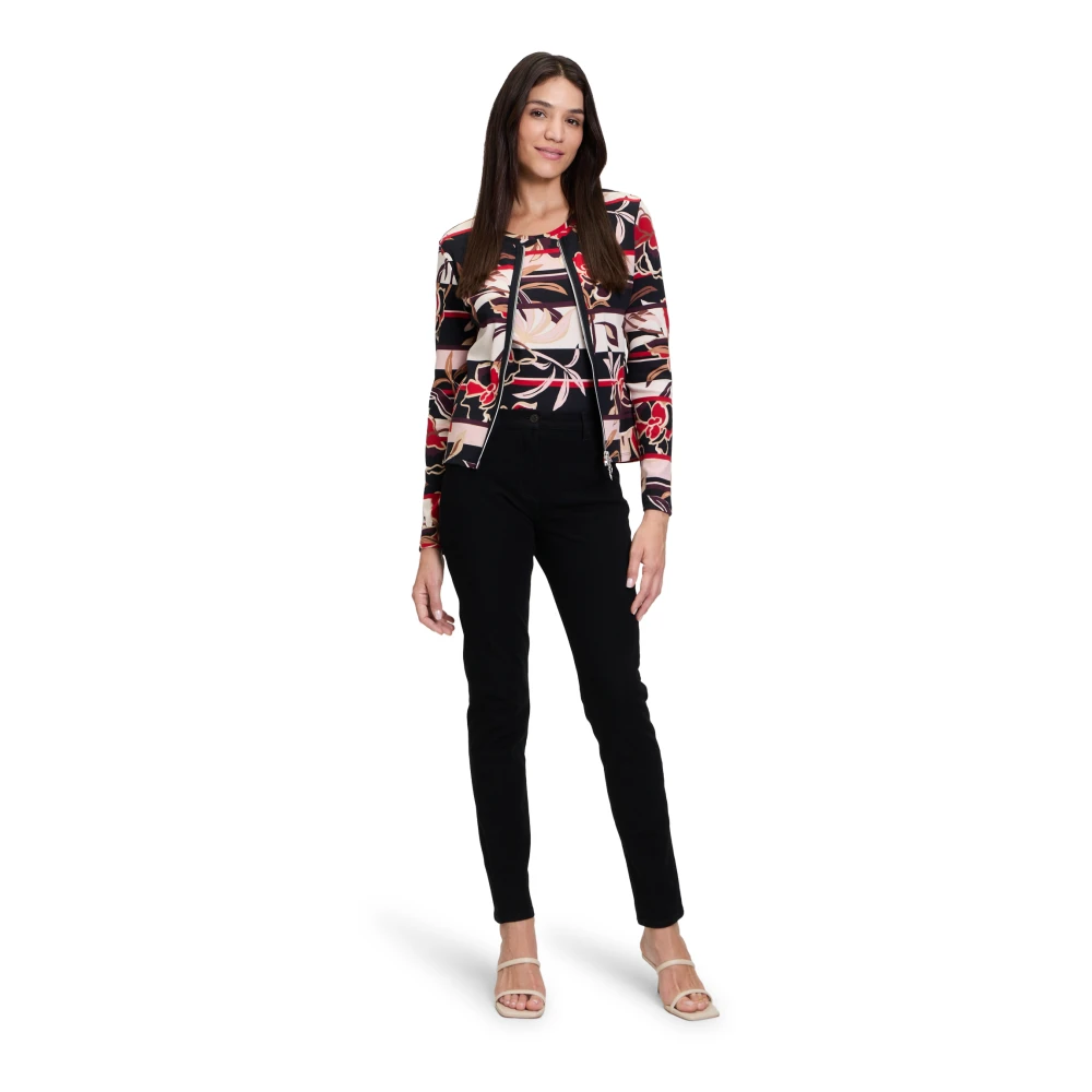 Betty Barclay Geribbeld Basic Shirt Multicolor Dames