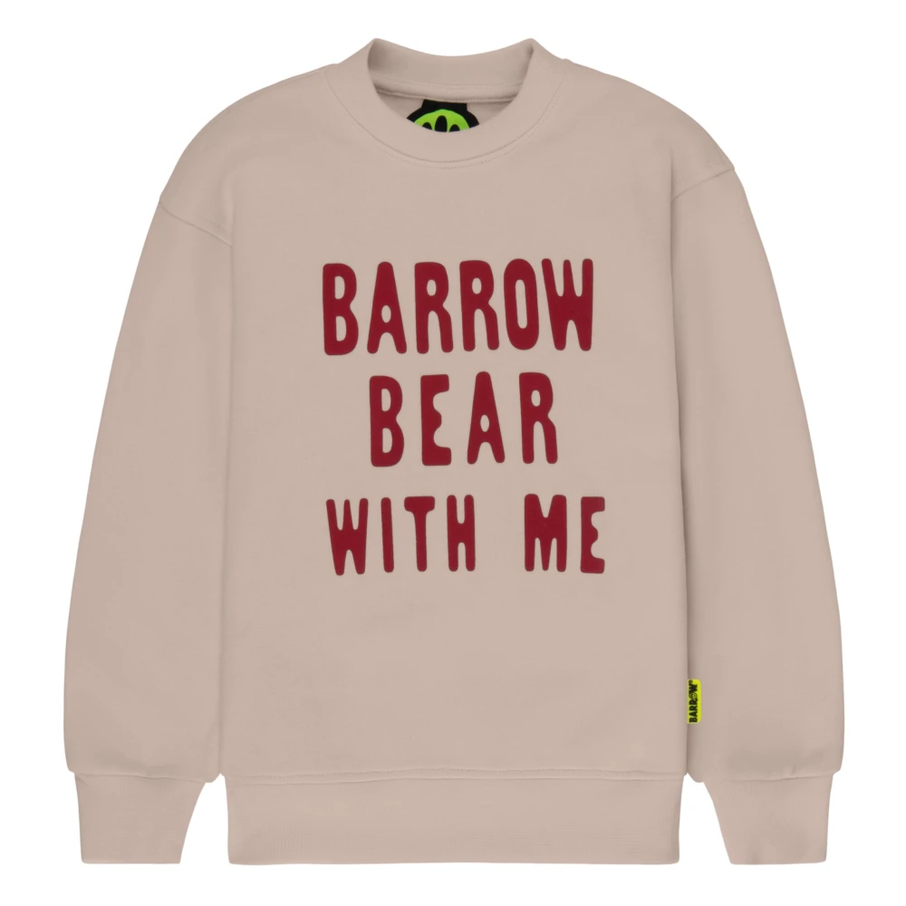 Barrow Barn Felpa Bear With Me Beige, Unisex