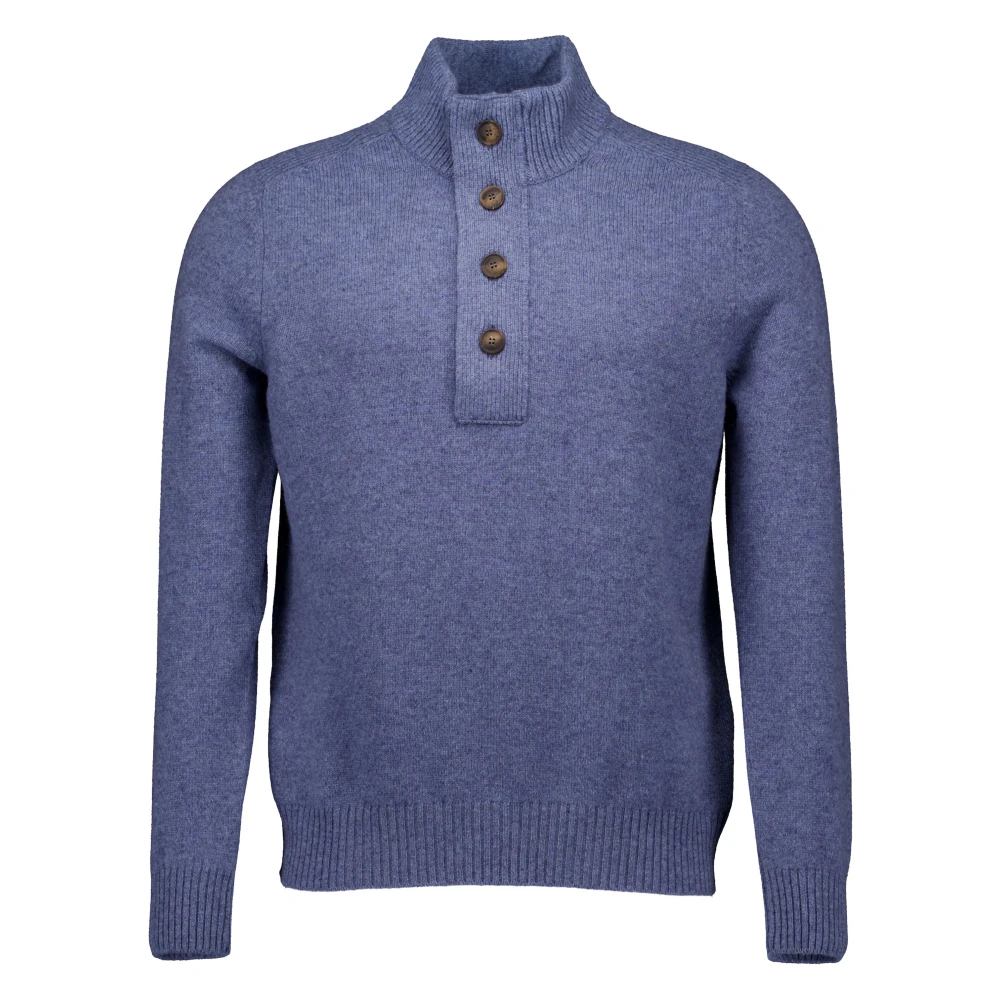 Gran Sasso Blauw Stijlvol Model Shirt Blue Heren