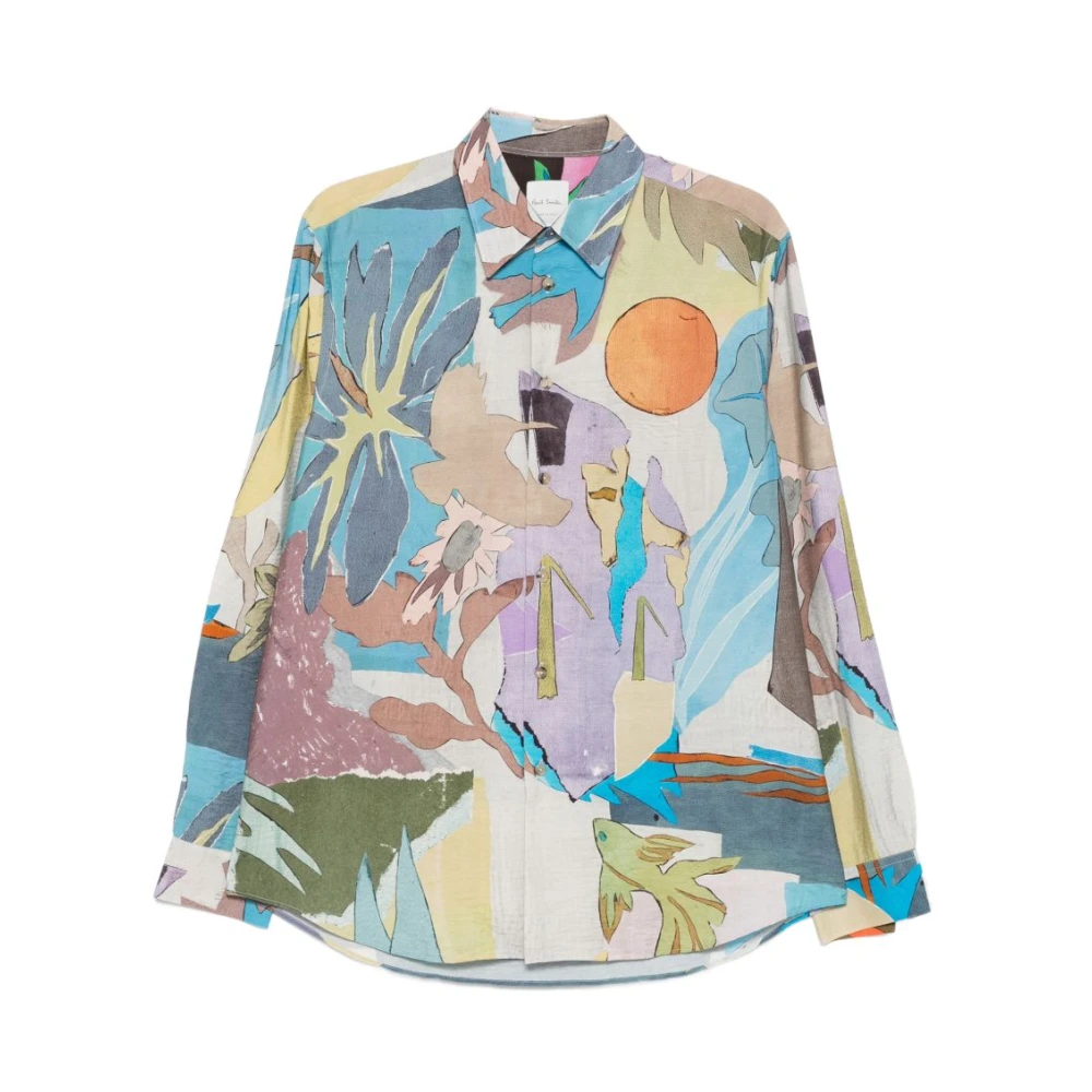 Paul Smith Herren Multicolor Casual Shirts