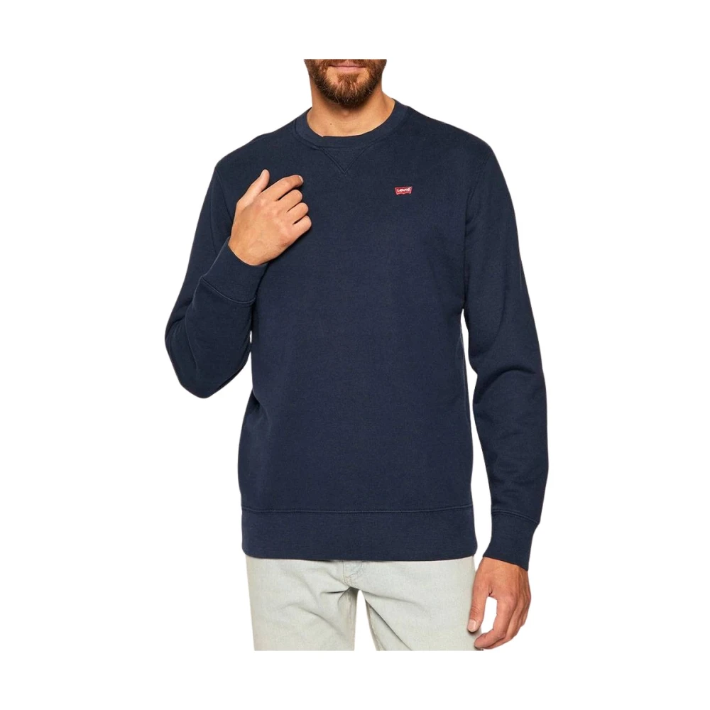 Levi's Uomo Blu Navy - Felpa Con Logo Originale - Immagine 3