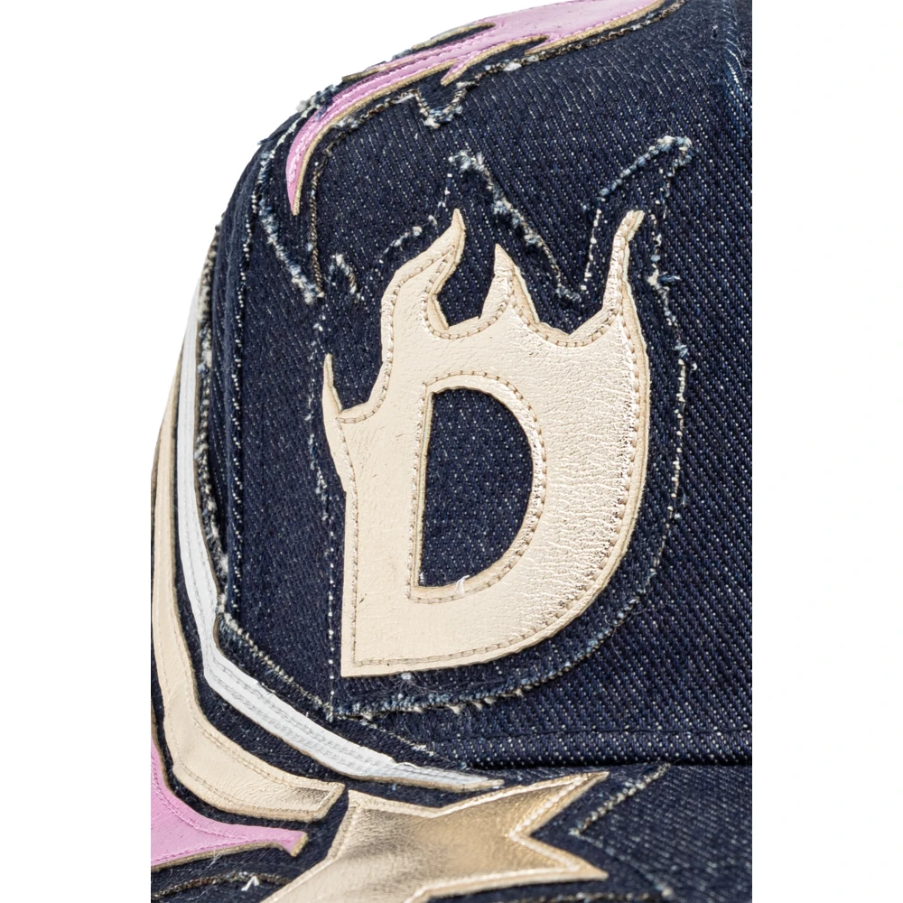 Dsquared2 Baseballpet Blue Heren