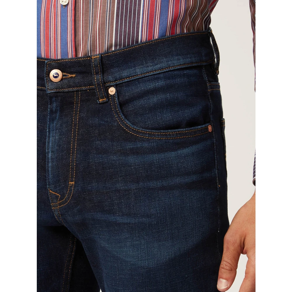 Harmont & Blaine Blauwe Denim Jeans voor Heren Blue Heren