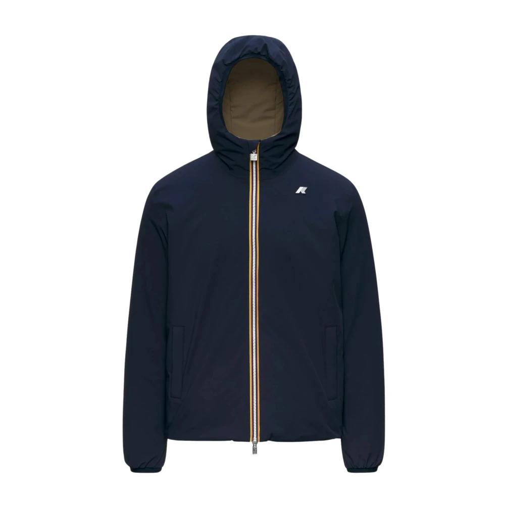 K-Way Uomo Blu - Giacca Reversibile Jack St Warm - Jackets - L