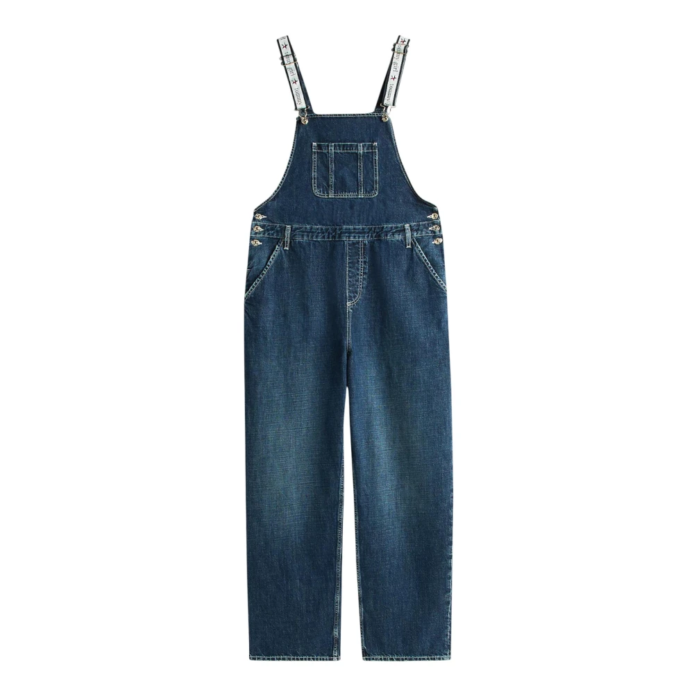 Tommy Jeans Women's Blue Jumpsuits, Xs, Dungaree