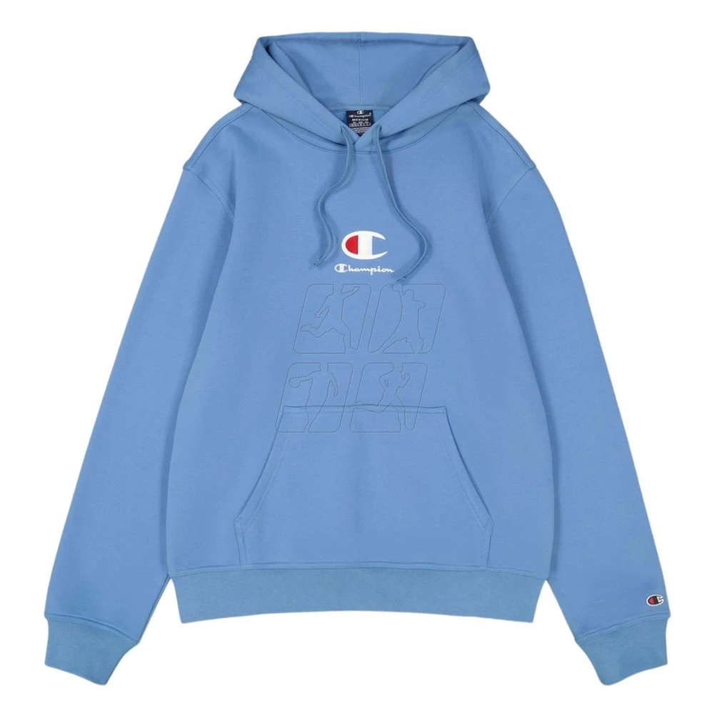 Champion Hoodie Blue Heren