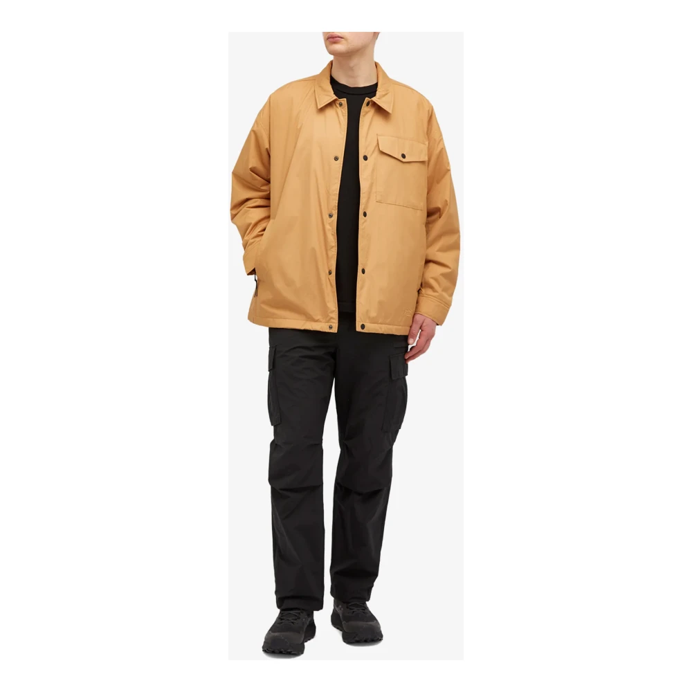 The North Face Heritage Stuffed Coach Jacket Almond Butter Brown Heren