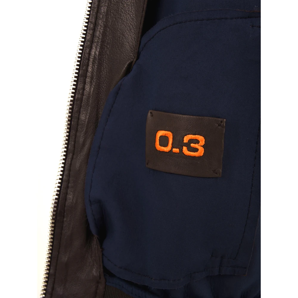 The Jack Leathers Derek Seamless Leren Jas Brown Heren