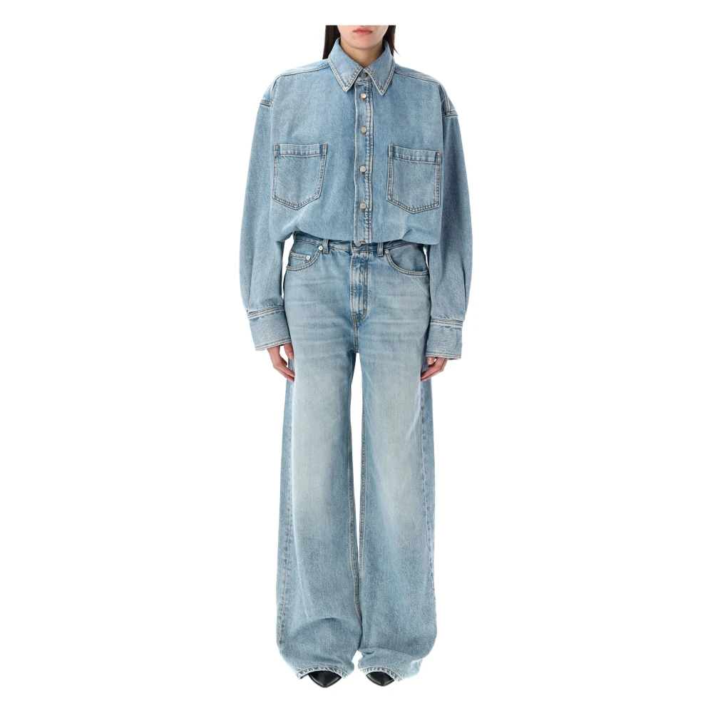 Haikure Tilda Denim Jumpsuit Blue Dames
