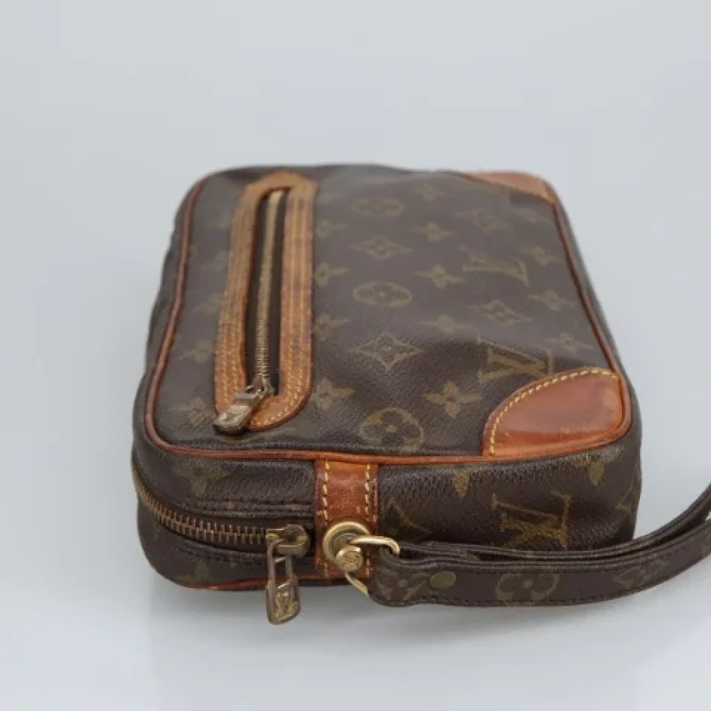 Louis Vuitton Vintage Pre-owned Canvas clutches Brown Dames