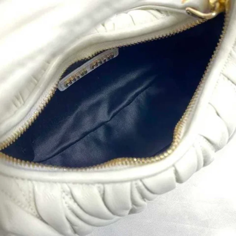 Miu Pre-owned Schoudertas Beige Dames