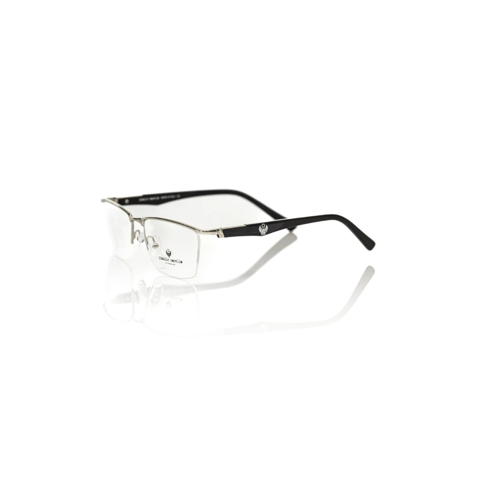 Frankie Morello Clubmaster Metalen Frame Bril Black Heren