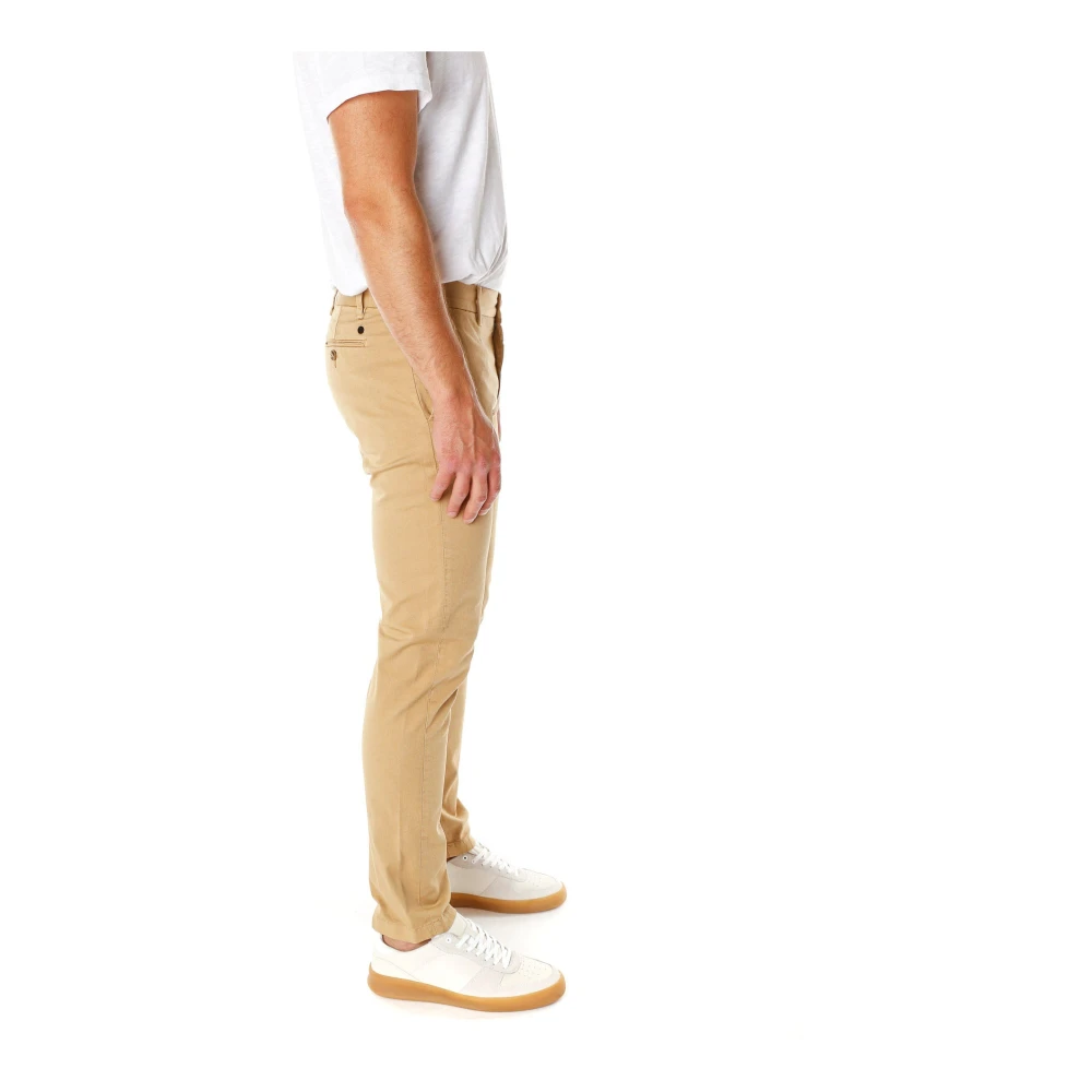 closed Chinos Beige Heren