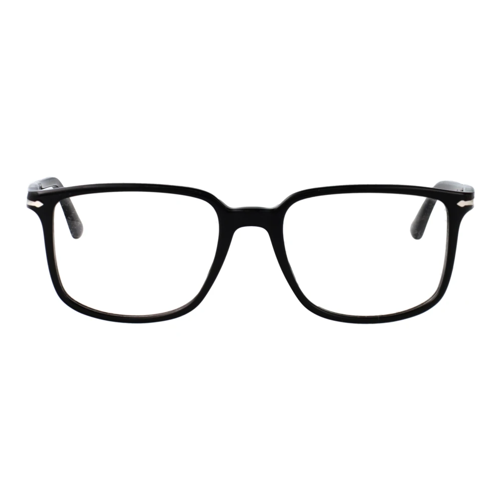 Persol Unisex Black Stylish Optical Glasses For Elevated Look - Glasses - 54 Mm - Accessories