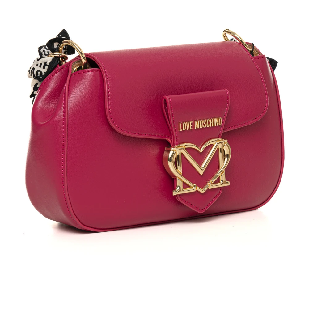 Love Moschino Stijlvolle handtas met verstelbare band Pink Dames