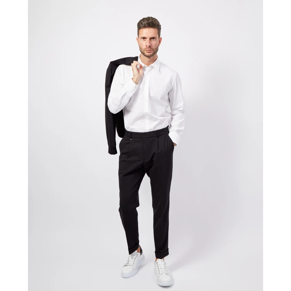 Boss Wit Regular Fit Overhemd White Heren