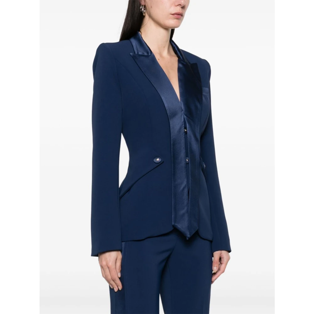 Elisabetta Franchi Blauwe bovenkleding voor vrouwen Ss25 Blue Dames