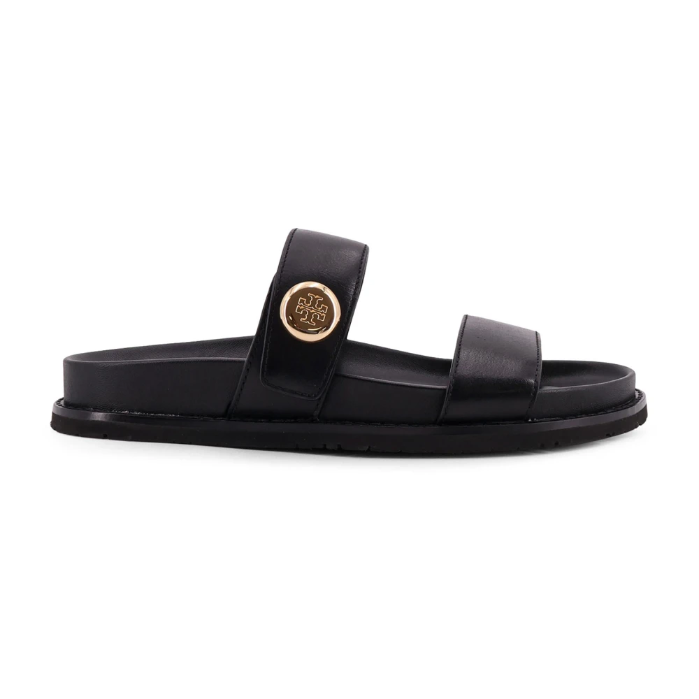 Tory Burch Women's Black Sliders, 3 Uk, Slide Sandals