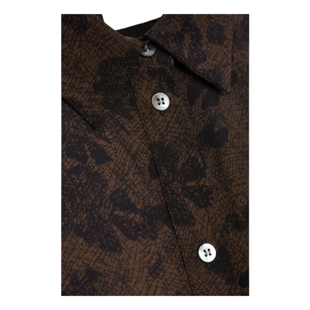 Heartmade Zijden Shirt Bruin Elegant Stijl Brown Dames