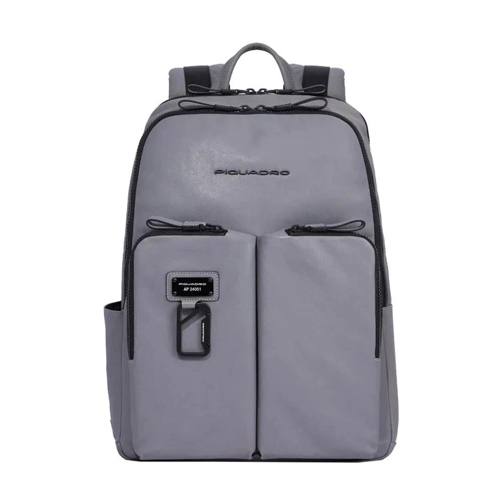 Piquadro Backpacks Gray Unisex