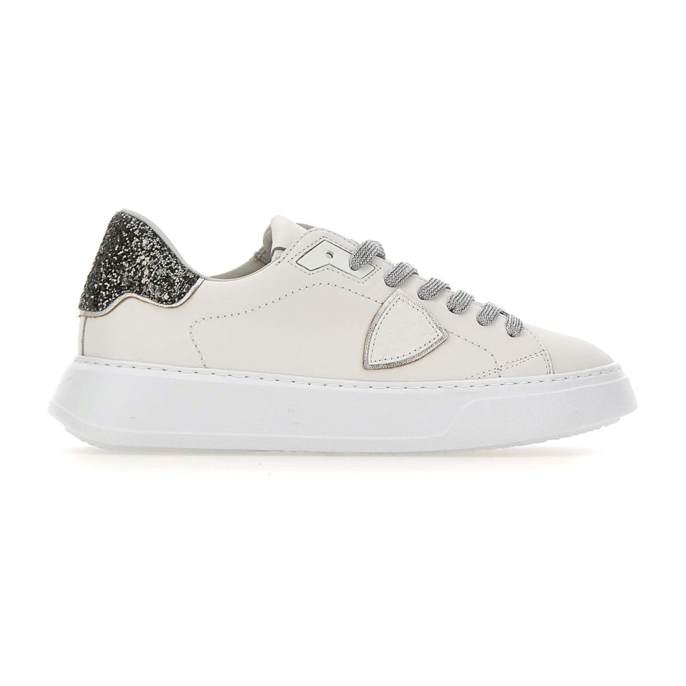 Philippe Model Women's White Sneakers, 8 Uk, Temple Trainers