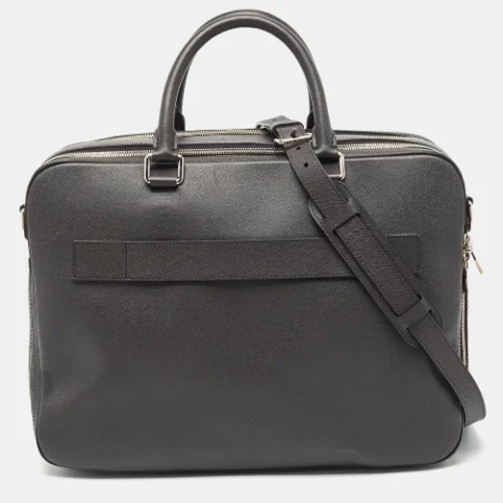 Pre-owned Svart skinn Louis Vuitton koffert